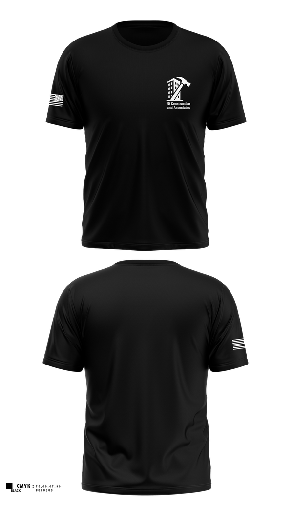 Short Sleeve Performance Shirt, JD Construction and Associates, , Teamtime, Team time, sublimation, custom sports apparel, team uniforms, spirit wear, spiritwear, sports uniforms, custom shirts, team store, custom team store, fundraiser sports, apparel fundraiser