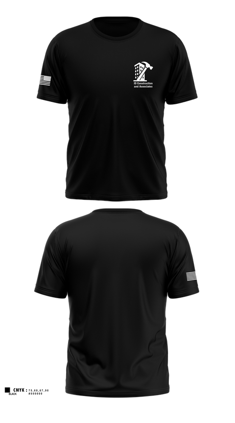 Old School Cotton Feel Shirt, JD Construction and Associates, , Teamtime, Team time, sublimation, custom sports apparel, team uniforms, spirit wear, spiritwear, sports uniforms, custom shirts, team store, custom team store, fundraiser sports, apparel fundraiser
