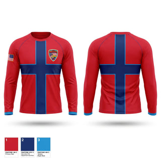Long Sleeve Performance Shirt, St. Boni, Fire Department, Teamtime, Team time, sublimation, custom sports apparel, team uniforms, spirit wear, spiritwear, sports uniforms, custom shirts, team store, custom team store, fundraiser sports, apparel fundraiser
