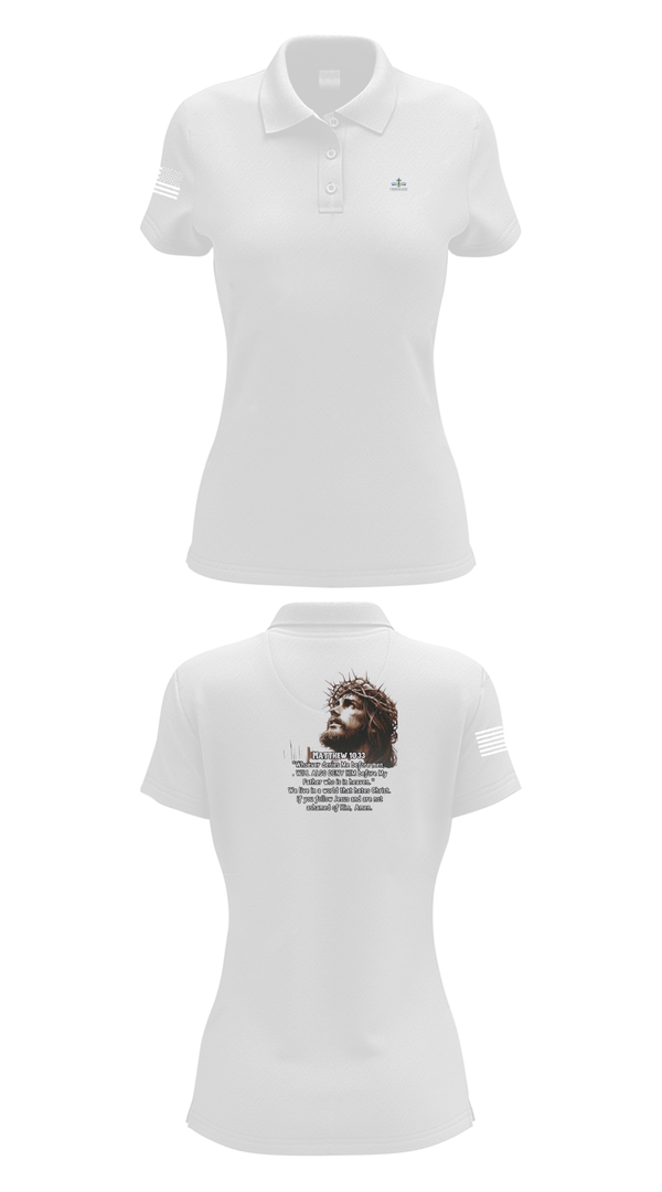 Womens Short Sleeve Performance Polo, Homosassa Church of God, , Teamtime, Team time, sublimation, custom sports apparel, team uniforms, spirit wear, spiritwear, sports uniforms, custom shirts, team store, custom team store, fundraiser sports, apparel fundraiser