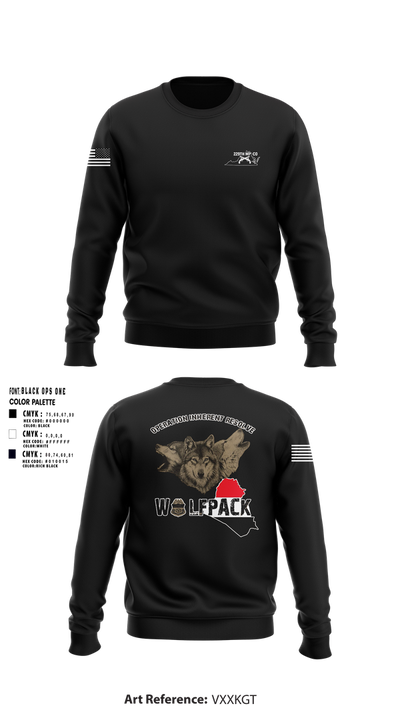 229th mp co Crew Neck Sweatshirt - 102