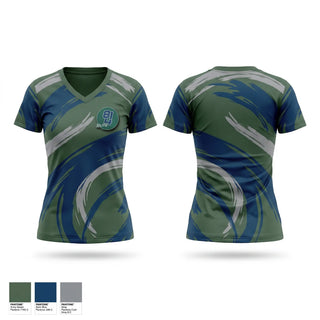 Womens Short Sleeve Vneck Shirt, 814 Elite, Softball, Teamtime, Team time, sublimation, custom sports apparel, team uniforms, spirit wear, spiritwear, sports uniforms, custom shirts, team store, custom team store, fundraiser sports, apparel fundraiser