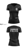 Pasadena I.S.D. 61660668 Women's Short Sleeve V-neck Shirt - 3