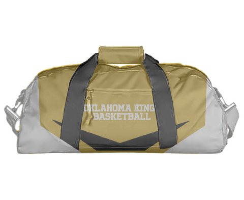 Duffle Bag, Oklahoma Kings Basketball, Men's Basketball, Teamtime, Team time, sublimation, custom sports apparel, team uniforms, spirit wear, spiritwear, sports uniforms, custom shirts, team store, custom team store, fundraiser sports, apparel fundraiser