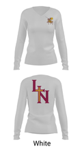 Lutheran North High School Basketball 54260670 Women's Long Sleeve V-neck Shirt - 6