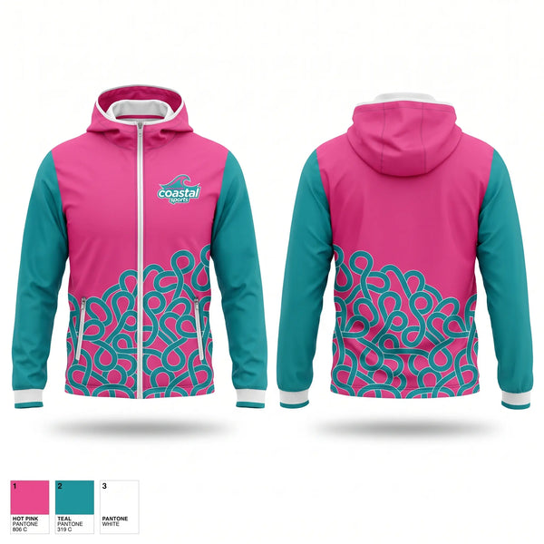 Windbreaker, Coastal Chaos, Softball, Teamtime, Team time, sublimation, custom sports apparel, team uniforms, spirit wear, spiritwear, sports uniforms, custom shirts, team store, custom team store, fundraiser sports, apparel fundraiser