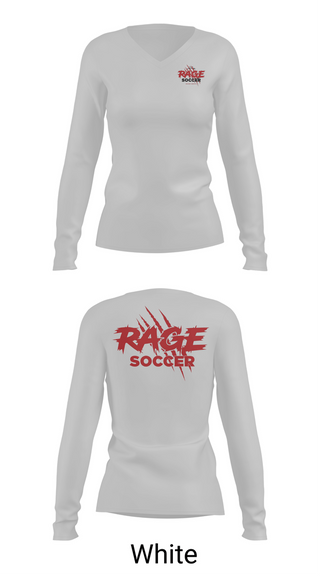 Womens Long Sleeve Vneck Shirt, Lititz RAGE, Men's Soccer, Teamtime, Team time, sublimation, custom sports apparel, team uniforms, spirit wear, spiritwear, sports uniforms, custom shirts, team store, custom team store, fundraiser sports, apparel fundraiser