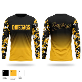Long Sleeve Performance Shirt, DC Dirtbags, Baseball, Teamtime, Team time, sublimation, custom sports apparel, team uniforms, spirit wear, spiritwear, sports uniforms, custom shirts, team store, custom team store, fundraiser sports, apparel fundraiser