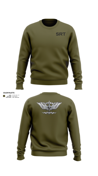 Crew Neck Sweatshirt, SRRG-SRT, Police, Teamtime, Team time, sublimation, custom sports apparel, team uniforms, spirit wear, spiritwear, sports uniforms, custom shirts, team store, custom team store, fundraiser sports, apparel fundraiser