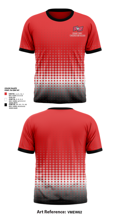 Niles West Wolfettes Dance 83558148 Short Sleeve Performance Shirt - 1