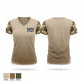 NDMU Women's Short Sleeve V-neck Shirt - 1