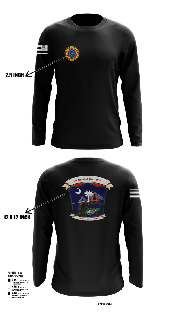 Long Sleeve Performance Shirt, 4th Medical Logistics, Marines, Teamtime, Team time, sublimation, custom sports apparel, team uniforms, spirit wear, spiritwear, sports uniforms, custom shirts, team store, custom team store, fundraiser sports, apparel fundraiser