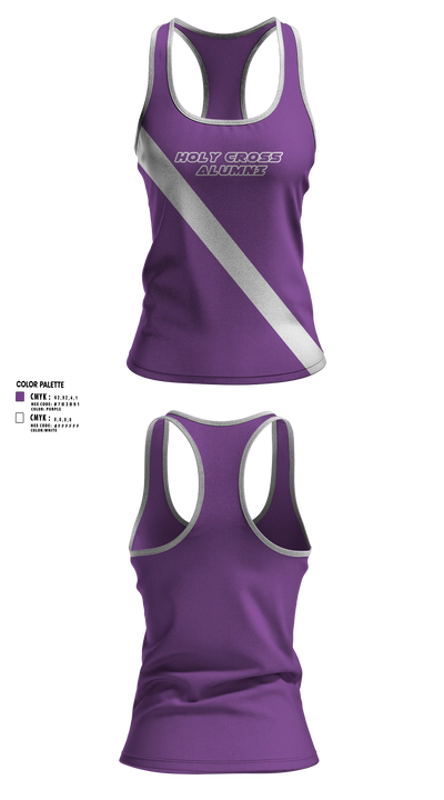 Holy Cross Alumni Women's Track Singlet - 4