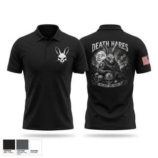 Short Sleeve Performance Polo, Death Hares, Army, Teamtime, Team time, sublimation, custom sports apparel, team uniforms, spirit wear, spiritwear, sports uniforms, custom shirts, team store, custom team store, fundraiser sports, apparel fundraiser