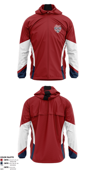 Windbreaker, Liberty Bells, Women's Soccer, Teamtime, Team time, sublimation, custom sports apparel, team uniforms, spirit wear, spiritwear, sports uniforms, custom shirts, team store, custom team store, fundraiser sports, apparel fundraiser