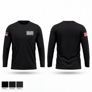 Long Sleeve Performance Shirt, Mercer county sheriff operations unit, Police, Teamtime, Team time, sublimation, custom sports apparel, team uniforms, spirit wear, spiritwear, sports uniforms, custom shirts, team store, custom team store, fundraiser sports, apparel fundraiser