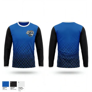 Long Sleeve Performance Shirt, Detroit Bees, Softball, Teamtime, Team time, sublimation, custom sports apparel, team uniforms, spirit wear, spiritwear, sports uniforms, custom shirts, team store, custom team store, fundraiser sports, apparel fundraiser