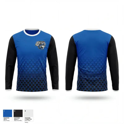 Detroit Bees 47252645 Long Sleeve Performance Shirt 1