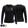 Ascent Sports 86786327 Women's Long Sleeve V-neck Shirt - 1
