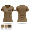 422nd Military Police Company 13862953 Women's Short Sleeve V-neck Shirt - 1