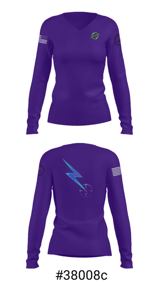 Women's Long Sleeve Vneck Shirt, STRIKERZ, E-Sports, Teamtime, Team time, sublimation, custom sports apparel, team uniforms, spirit wear, spiritwear, sports uniforms, custom shirts, team store, custom team store, fundraiser sports, apparel fundraiser