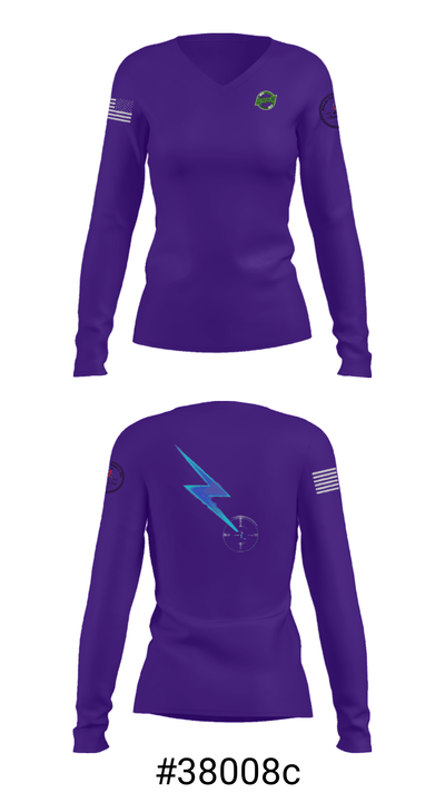 STRIKERZ 83884773 Women's Long Sleeve V-neck Shirt - 20