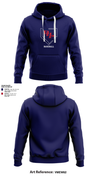 Hoodie, BHP Baseball, Baseball, Teamtime, Team time, sublimation, custom sports apparel, team uniforms, spirit wear, spiritwear, sports uniforms, custom shirts, team store, custom team store, fundraiser sports, apparel fundraiser