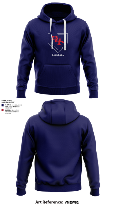 BHP Baseball 6198645 Hoodie - 1