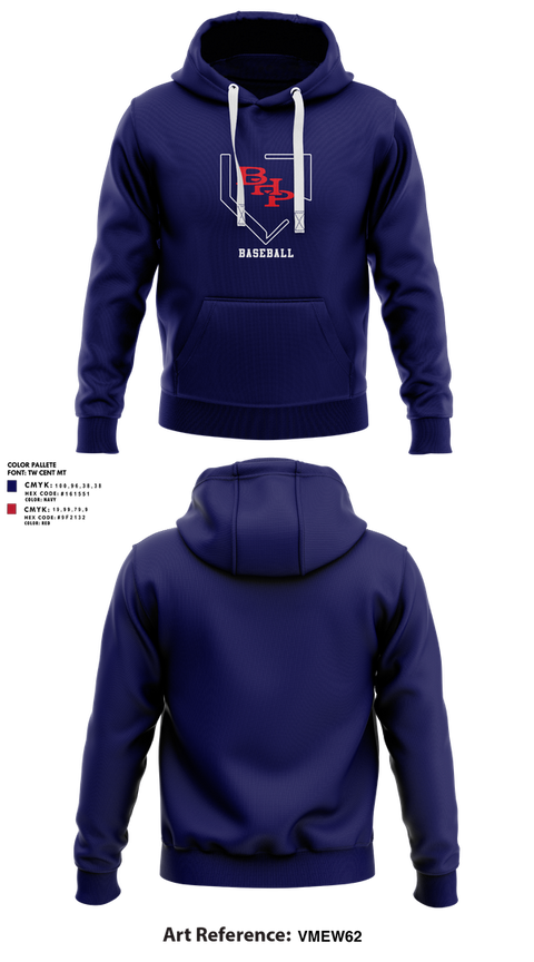 Hoodie, BHP Baseball, Baseball, Teamtime, Team time, sublimation, custom sports apparel, team uniforms, spirit wear, spiritwear, sports uniforms, custom shirts, team store, custom team store, fundraiser sports, apparel fundraiser