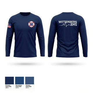 Long Sleeve Performance Shirt, Wittenberg Area Protective Services District, Fire Department, Teamtime, Team time, sublimation, custom sports apparel, team uniforms, spirit wear, spiritwear, sports uniforms, custom shirts, team store, custom team store, fundraiser sports, apparel fundraiser