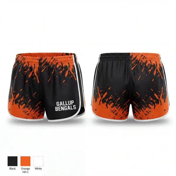 Womens Shorts, Gallup Bengals, Baseball, Teamtime, Team time, sublimation, custom sports apparel, team uniforms, spirit wear, spiritwear, sports uniforms, custom shirts, team store, custom team store, fundraiser sports, apparel fundraiser