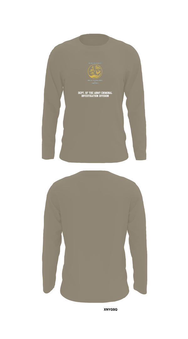 Long Sleeve Performance Shirt, Dept. of the Army Criminal Investigation Division, , Teamtime, Team time, sublimation, custom sports apparel, team uniforms, spirit wear, spiritwear, sports uniforms, custom shirts, team store, custom team store, fundraiser sports, apparel fundraiser