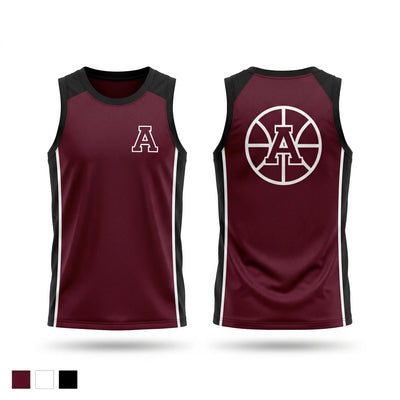 Auburn Maroons Mens Basketball Jersey - 1