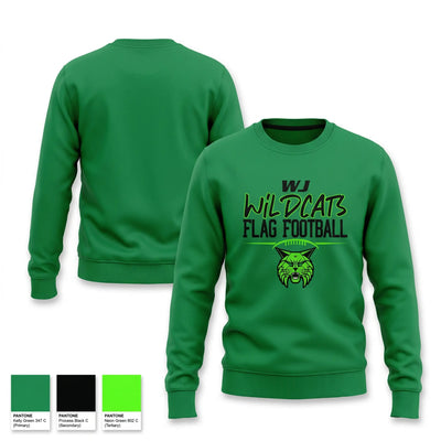 Walter Johnson High School Wildcats 54894865 Crew Neck Sweatshirt - 1