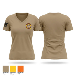 Womens Short Sleeve Vneck Shirt, Brooks County Sheriff Department, Police, Teamtime, Team time, sublimation, custom sports apparel, team uniforms, spirit wear, spiritwear, sports uniforms, custom shirts, team store, custom team store, fundraiser sports, apparel fundraiser