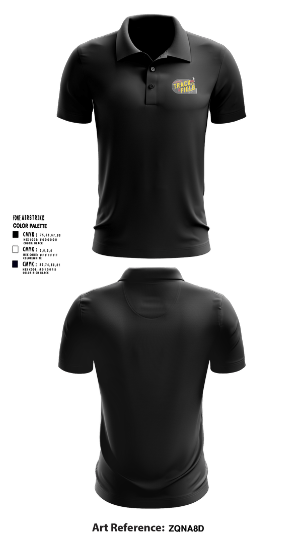 Short Sleeve Performance Polo, Fairbury Jeffs Track & Field, Track & Field, Teamtime, Team time, sublimation, custom sports apparel, team uniforms, spirit wear, spiritwear, sports uniforms, custom shirts, team store, custom team store, fundraiser sports, apparel fundraiser