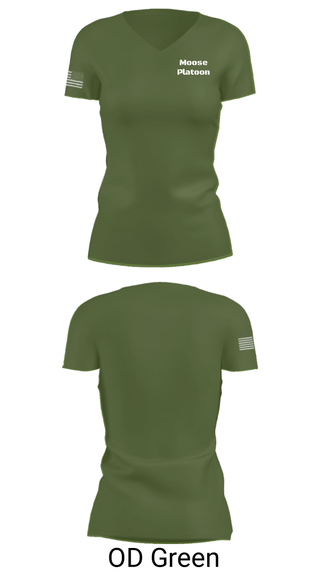 Women's Short Sleeve Vneck Shirt, , Army, Teamtime, Team time, sublimation, custom sports apparel, team uniforms, spirit wear, spiritwear, sports uniforms, custom shirts, team store, custom team store, fundraiser sports, apparel fundraiser