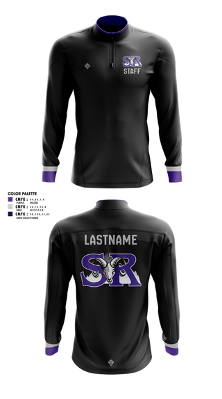 Quarter Zip Jacket, Shadow Ridge MS Staff, Men's Soccer, Teamtime, Team time, sublimation, custom sports apparel, team uniforms, spirit wear, spiritwear, sports uniforms, custom shirts, team store, custom team store, fundraiser sports, apparel fundraiser