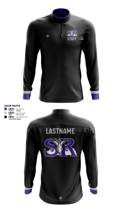 Shadow Ridge Middle School Quarter Zip Jacket - 2