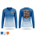 Iron Hoops 19885556 Women's Long Sleeve V-neck Shirt - 1