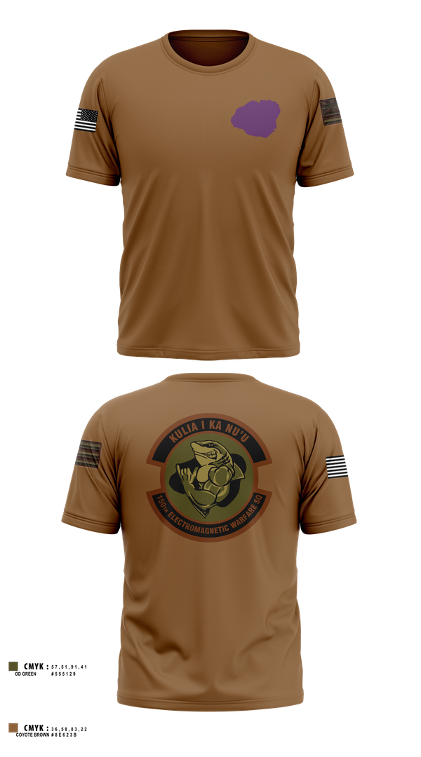 Short Sleeve Performance Shirt, 150th Electromagnetic Warfare Squadron, , Teamtime, Team time, sublimation, custom sports apparel, team uniforms, spirit wear, spiritwear, sports uniforms, custom shirts, team store, custom team store, fundraiser sports, apparel fundraiser