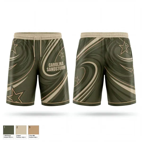 Athletic Shorts With Pockets, Carolina Sandstorm, Baseball, Teamtime, Team time, sublimation, custom sports apparel, team uniforms, spirit wear, spiritwear, sports uniforms, custom shirts, team store, custom team store, fundraiser sports, apparel fundraiser