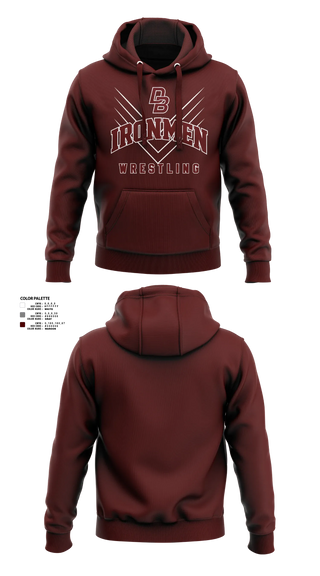 Hoodie, Don Bosco Wrestling 26-27, Wrestling, Teamtime, Team time, sublimation, custom sports apparel, team uniforms, spirit wear, spiritwear, sports uniforms, custom shirts, team store, custom team store, fundraiser sports, apparel fundraiser