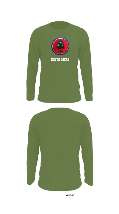 208th MCAS 6752981 Long Sleeve Performance Shirt 50