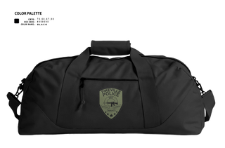 Duffle Bag, Pikeville Police SRT, Police, Teamtime, Team time, sublimation, custom sports apparel, team uniforms, spirit wear, spiritwear, sports uniforms, custom shirts, team store, custom team store, fundraiser sports, apparel fundraiser