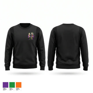 Crew Neck Sweatshirt, “JOKERS WILD”, , Teamtime, Team time, sublimation, custom sports apparel, team uniforms, spirit wear, spiritwear, sports uniforms, custom shirts, team store, custom team store, fundraiser sports, apparel fundraiser