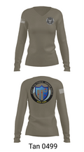 Empire Shield 55309302 Women's Long Sleeve V-neck Shirt - 73