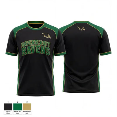 Ravenscroft Ravens Track & Field 80482410 Old School Cotton Feel Shirt - 1
