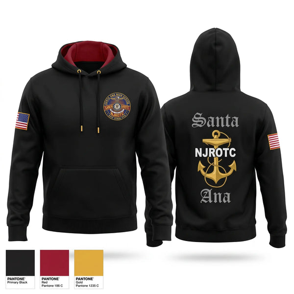 Hoodie, Santa Ana, Navy, Teamtime, Team time, sublimation, custom sports apparel, team uniforms, spirit wear, spiritwear, sports uniforms, custom shirts, team store, custom team store, fundraiser sports, apparel fundraiser