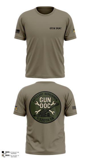 Short Sleeve Performance Shirt, ARMT 1-320th Field Artillery, Army, Teamtime, Team time, sublimation, custom sports apparel, team uniforms, spirit wear, spiritwear, sports uniforms, custom shirts, team store, custom team store, fundraiser sports, apparel fundraiser